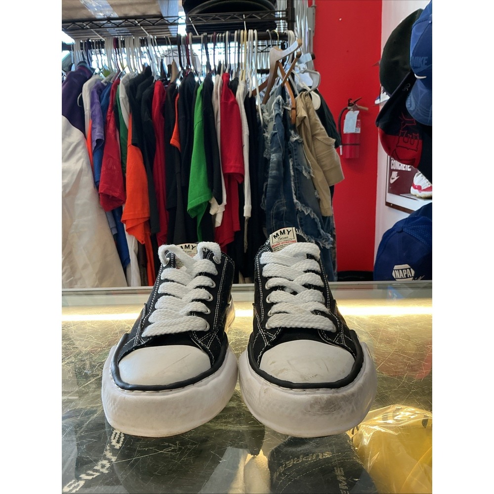 Maison Mihara Yasuhiro Hank OG Sole Canvas Black MMY US 10/43 EU